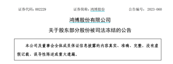 今年暴涨400%大牛股 控股股东股份全遭冻结！