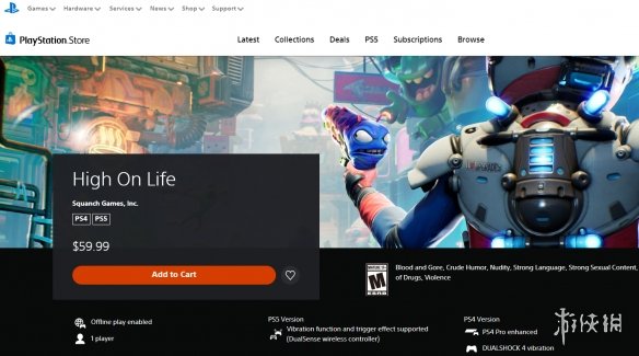 结束Xbox独占！《High On Life》官宣今日登陆PS4