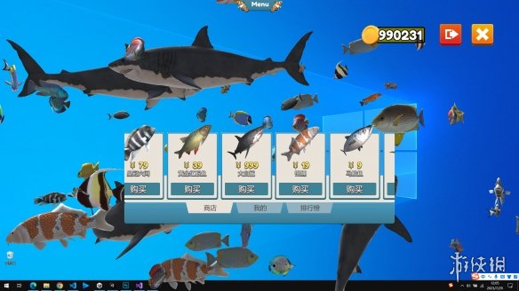 桌面养鱼摸鱼利器《Fish on the desktop》Steam页上线