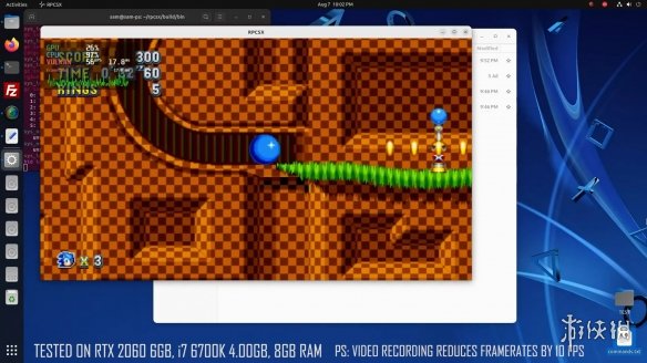 PS4模拟器已可60帧全速运行2D游戏《索尼克：狂欢》！