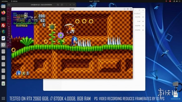 PS4模拟器已可60帧全速运行2D游戏《索尼克：狂欢》！