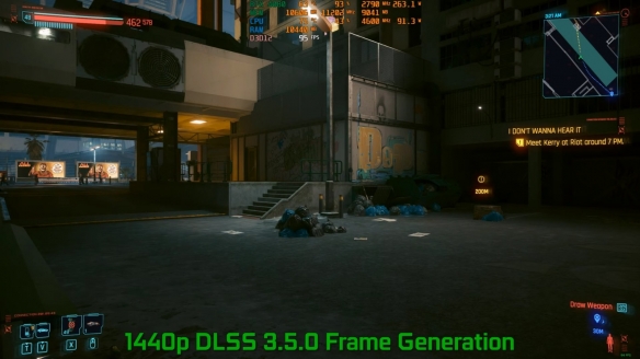 《赛博2077》DLSS 3.5 VS DLSS 3.1.1 画面提升明显