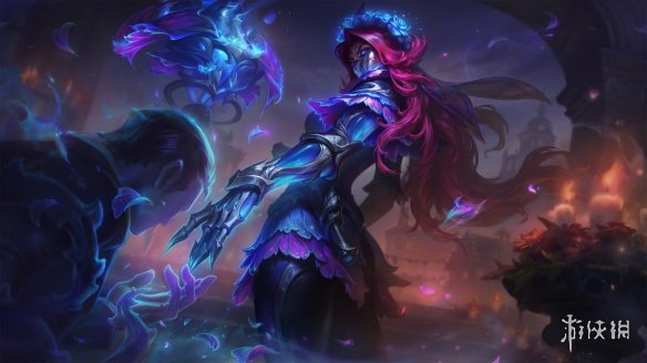 《LOL》“彼岸灵花”系列皮肤原画 设计稿 图标公开