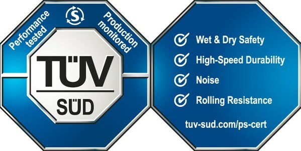 TÜV南德认证标志助赛轮液体黄金轮胎夺冠竞技赛场