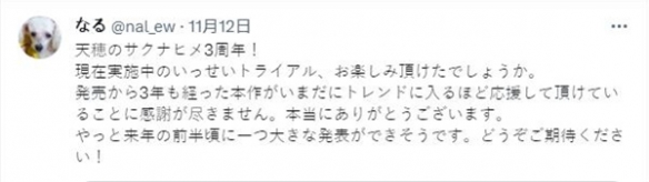 《天穗之咲稻姬》系列新作或将于2024年上半年宣布