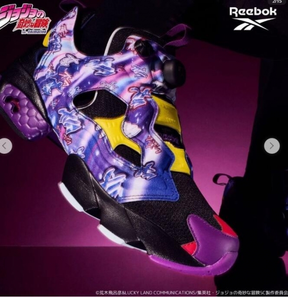 Reebok 与《JOJO 的奇妙冒险》合作 藉由鞋型打造联名