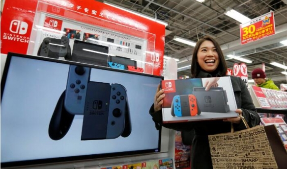 任天堂Switch在日本销量登顶，超越NDS成就新纪录！