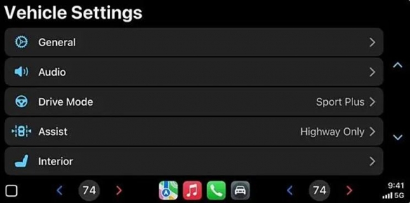 苹果新一代CarPlay系统界面截图亮相 定制化功能受瞩目