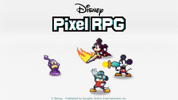 迪士尼与GungHo娱乐公布免费手游《Disney Pixel RPG》