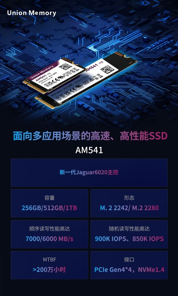 AI PC催生存储新需求 忆联发布消费级固态硬盘AM6C1