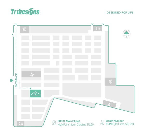 Tribesigns将于十月首次参展美国高点家具及家居装饰展览会