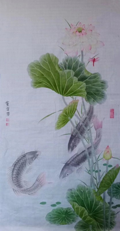 著名画家董留芳——作品欣赏