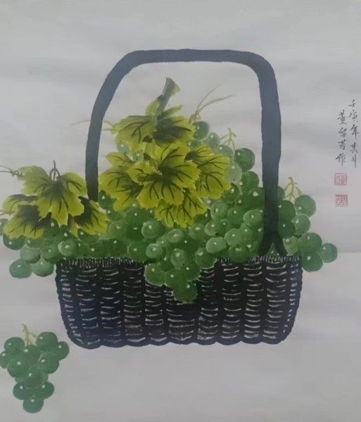 著名画家董留芳——作品欣赏