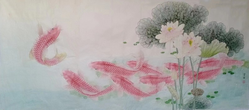 著名画家董留芳——作品欣赏