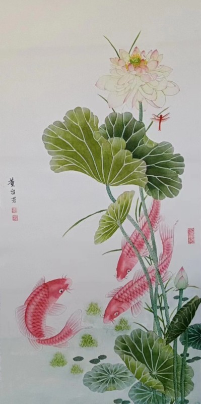 著名画家董留芳——作品欣赏