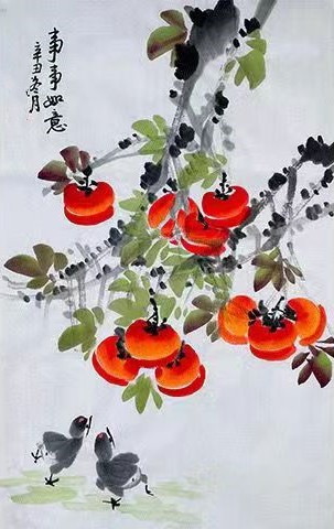 著名画家董留芳——作品欣赏