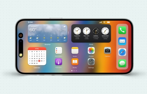iOS17将改进锁屏界面 iPhone或变成家居智能屏幕