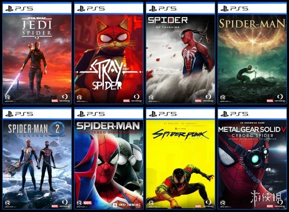玩家脑洞大开：PS5游戏封面变成蜘蛛侠 毫无违和感！