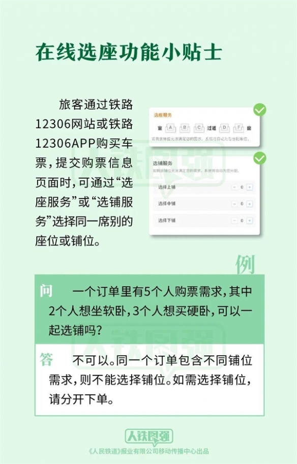 12306买卧铺票可以在线选上下铺了！操作指南出炉