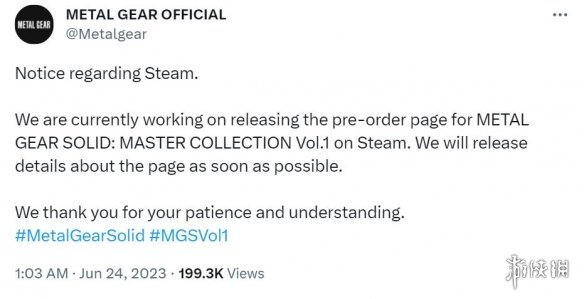 Steam显示《合金装备：大师合集》PC版不支持键鼠!