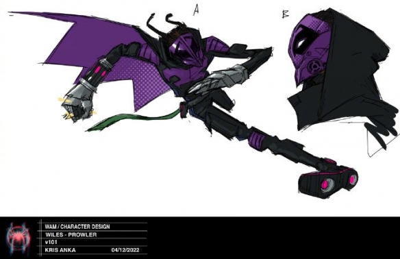 《蜘蛛侠：纵横宇宙》“42Miles”角色设计原画曝光