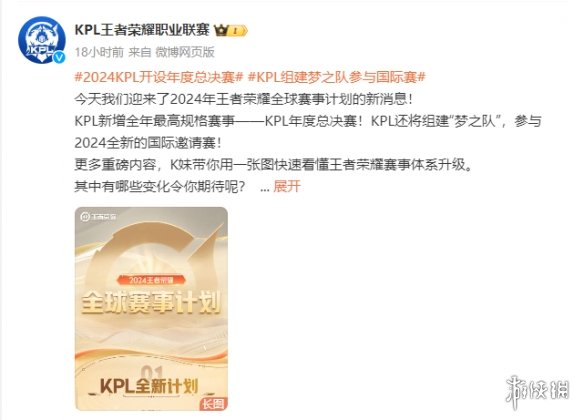 《王者荣耀》新增KPL年度总决赛 奖金池1亿人民币！