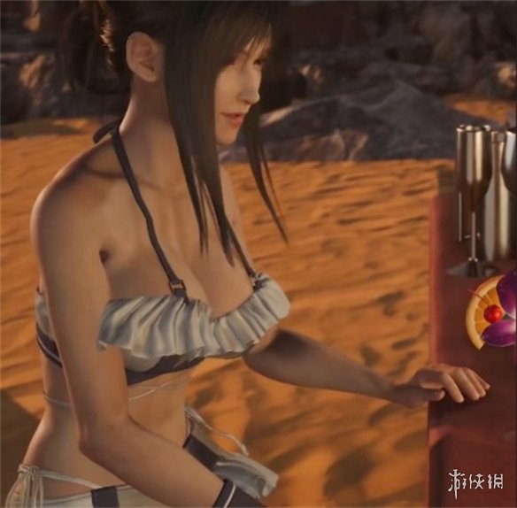 视线根本无法移不开！《FF7重生》蒂法泳装片段合集