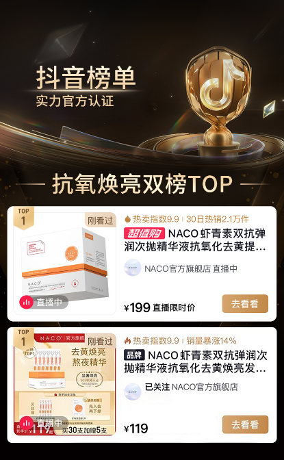 拆解 NACO 虾青素的“高复购率”逻辑，NACO 引领焕亮护肤新风向