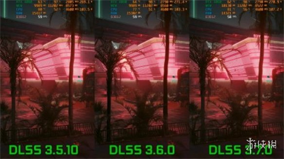 《2077》DLSS3.7对比视频发布：视觉改进提升明显！