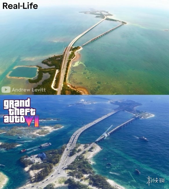 国外大神用现实场景还原《GTA6》预告：含原视频对比