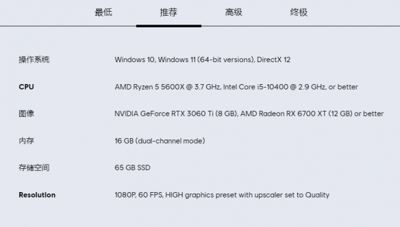 《星战：亡命之徒》公布配置要求 最低GTX 1660可玩