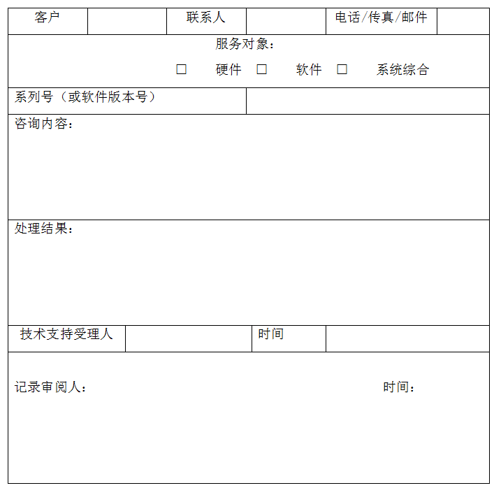 XXX信息系统投标参考-企业网建设售后和培训