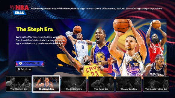 《NBA 2K25》MyNBA模式新增库里时代 并在PS5、XBSX